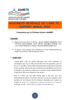 AG AMR78 – année 2022 – RAPPORT MORAL